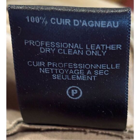 Graham & Spencer Grey Lamb Leather Legging NWT Size 2 - Picture 4 of 5